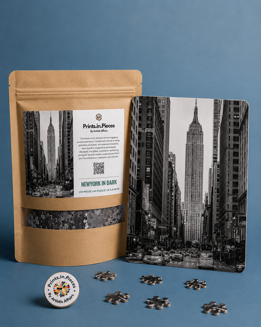 New York in Dark Cityscape Puzzle