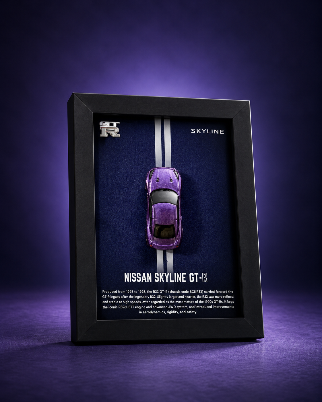 Nissan Skyline GT-R 3D Detachable Car Frame