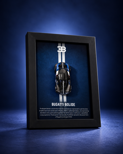 Bugatti Bolide 3D Detachable Hotwheels Car Frame