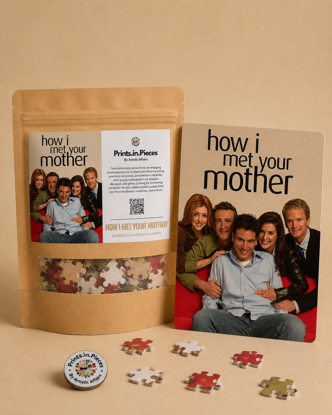 How I Met Your Mother Puzzle | 120 Piece A4 TV Series Jigsaw