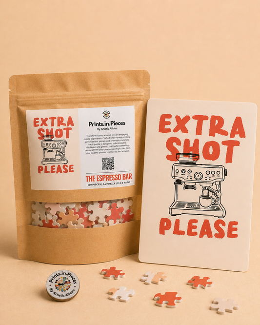 Extra Shot Puzzle | 120 Piece A4 Coffee Jigsaw
