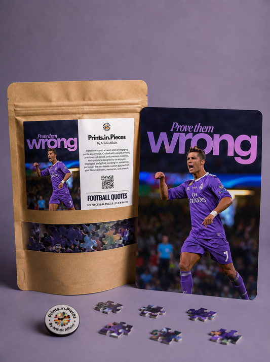 Prove Them Wrong Football Puzzle — 120 Piece Real Madrid Art