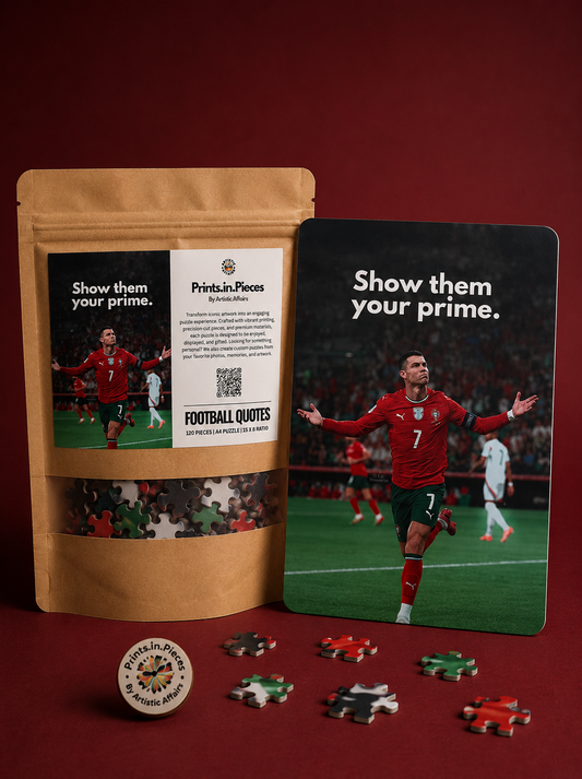 Show Them Your Prime Football Puzzle — 120 Piece Action Art