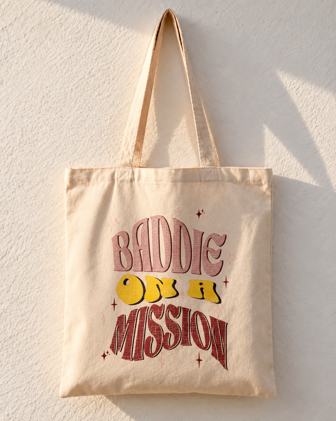 Baddie Or Mission Vintage Aesthetic Tote Bag