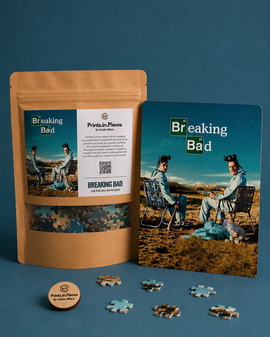Breaking Bad Puzzle | 120 Piece A4 Desert Scene Jigsaw