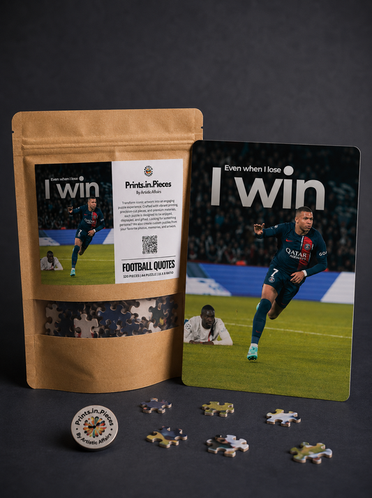 I Win PSG Football Puzzle — 120 Piece Action Art