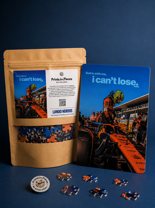 Lando Norris McLaren F1 Puzzle — I Can’t Lose 120 Piece Pit Lane Art