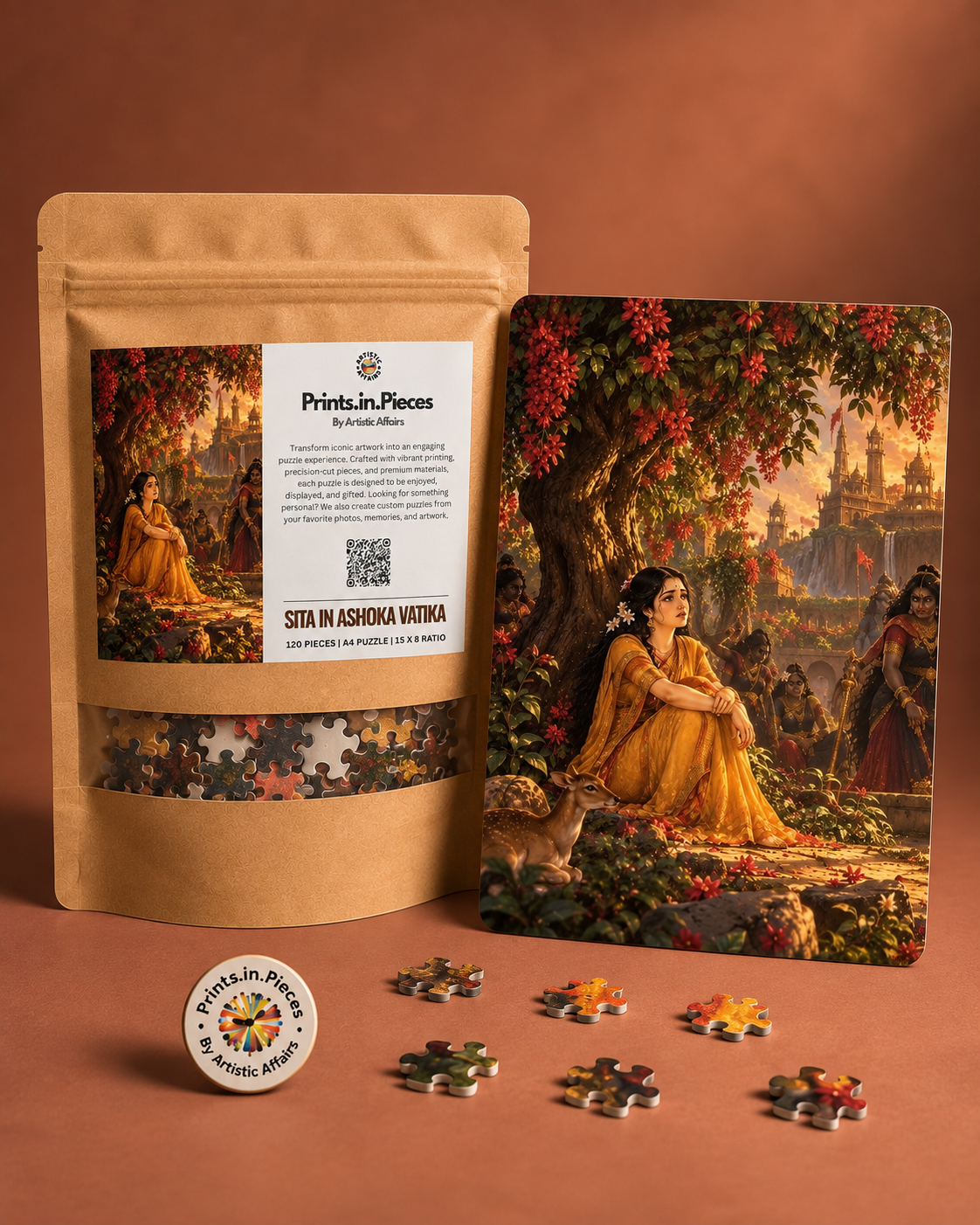 Sita in Ashoka Vatika Jigsaw Puzzle