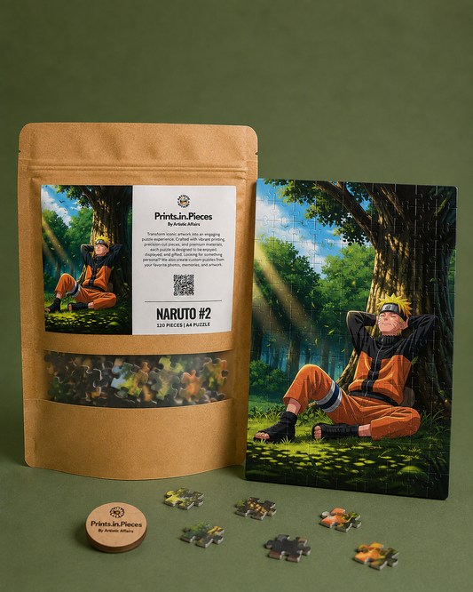 Naruto Puzzle | 120 Piece A4 Forest Rest Anime Jigsaw