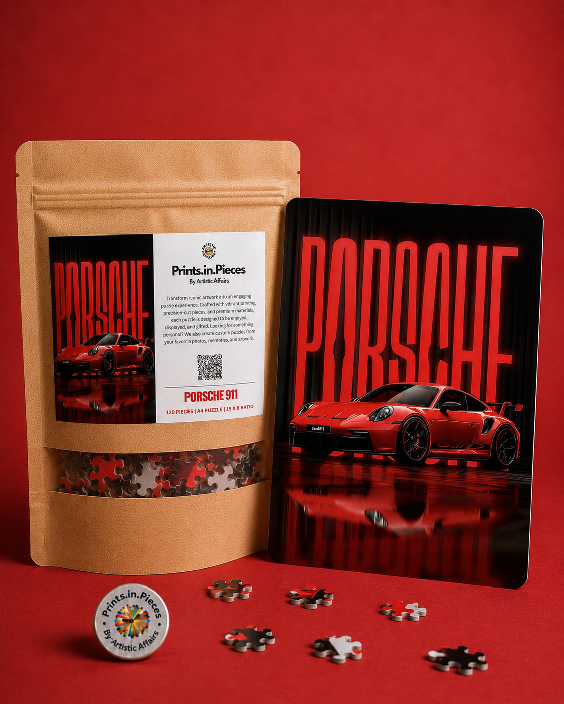 Porsche 911 Puzzle (Red)