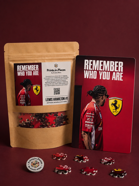 Lewis Hamilton Ferrari F1 Puzzle #1 — Remember Who You Are 120 Piece