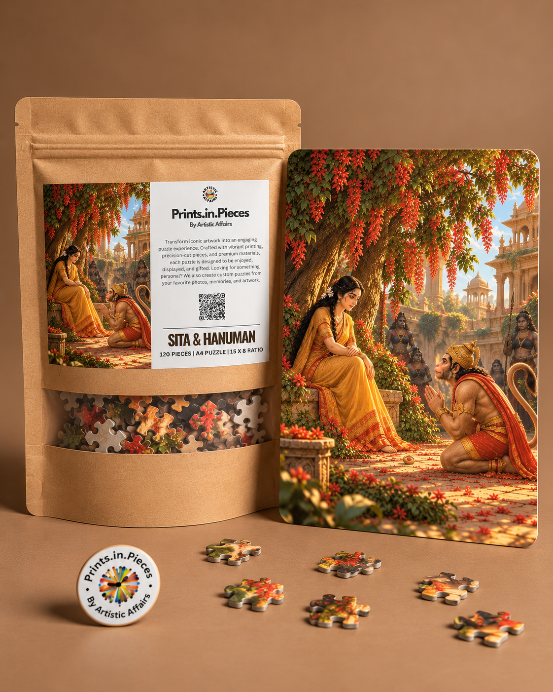 Sita & Hanuman Jigsaw Puzzle