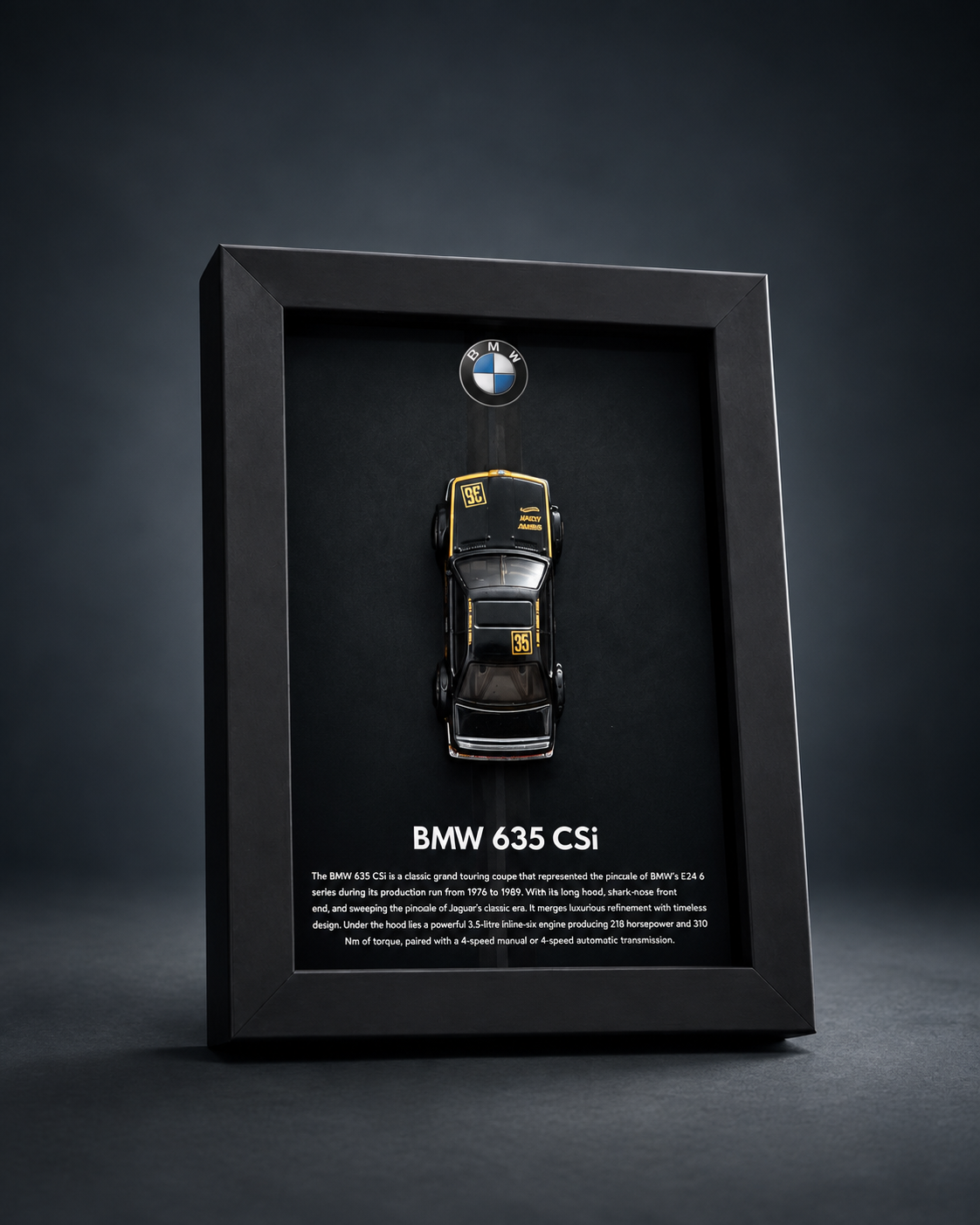 BMW 635 CSi 3D Car Frame