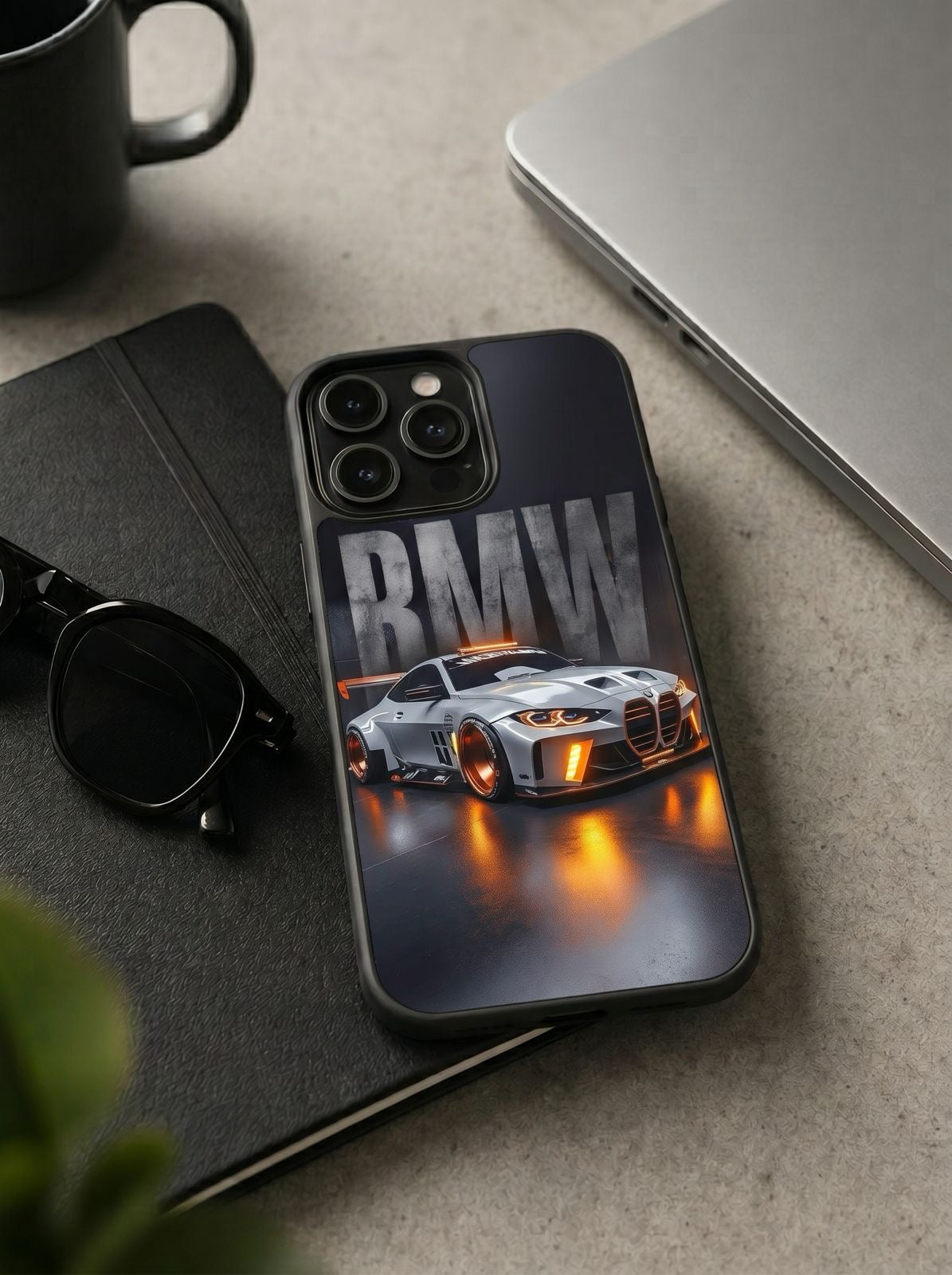 BMW M4 GTS Neon Night Phone Case