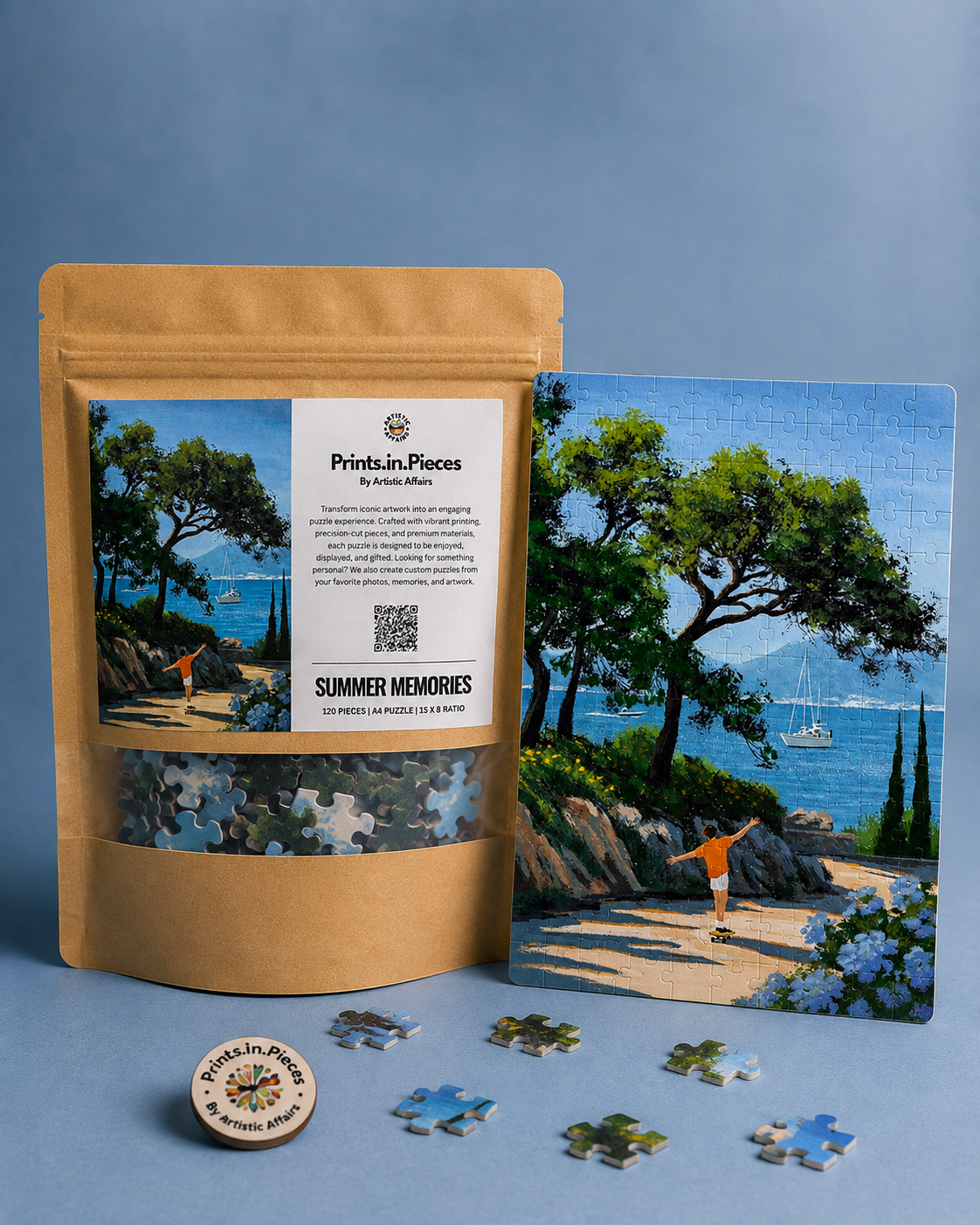 Summer Memories Puzzle #11 | 120 Piece A4 Nostalgic Jigsaw