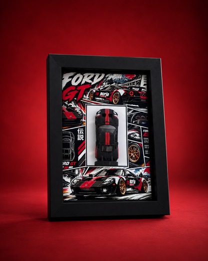 Ford GT 3D Hot Wheels car frame, main view