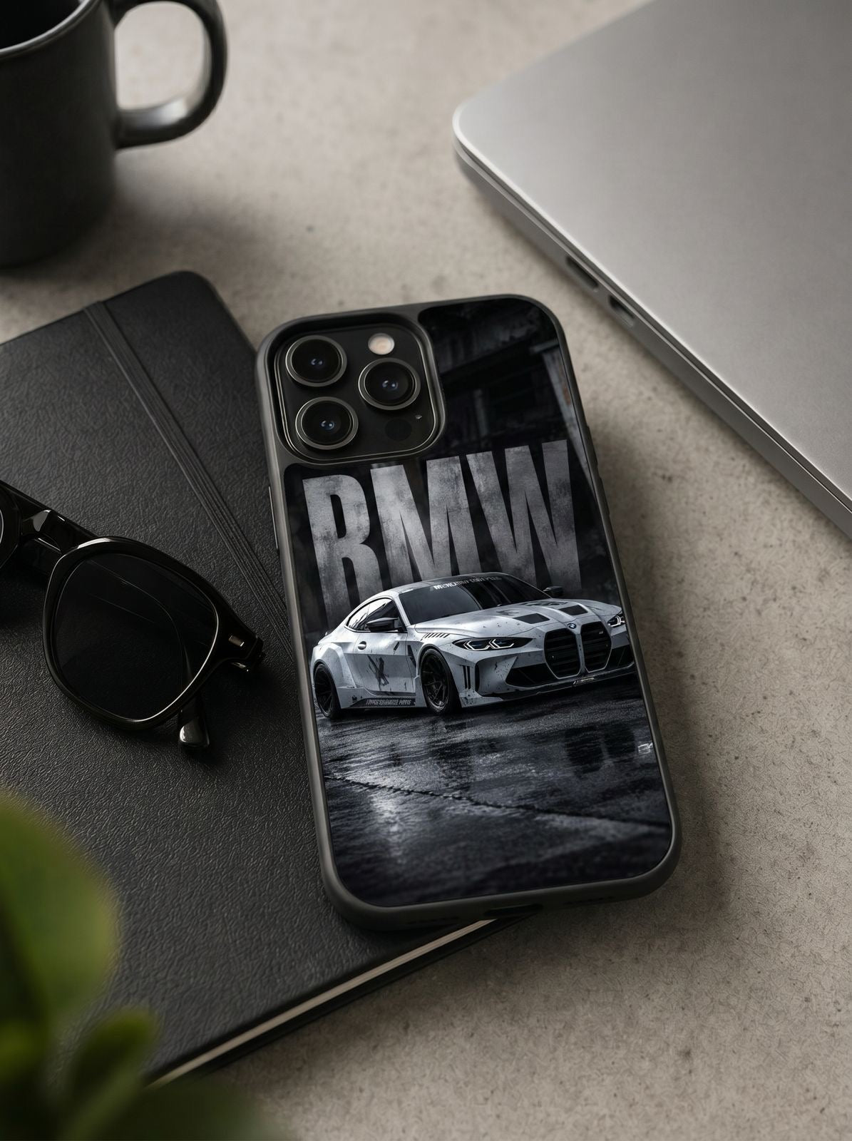 BMW M4 Monochrome Dark Phone Case