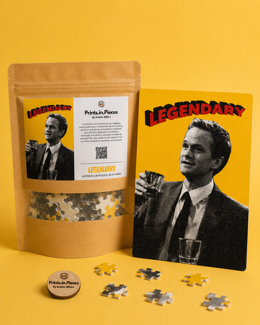 Legendary Puzzle | 120 Piece A4 Pop Art Portrait Jigsaw