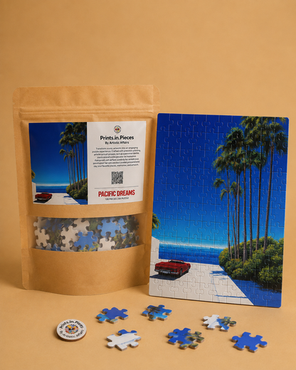 Pacific Dreams Puzzle — 120 Piece A4 Coastal Beach Jigsaw