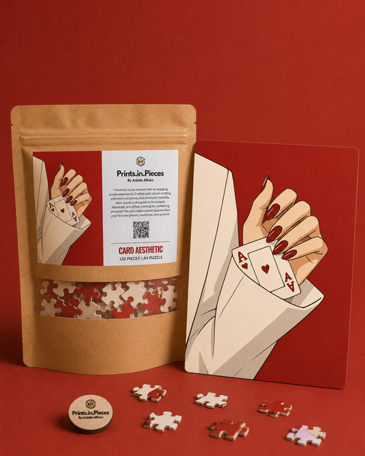 Card Aesthetic Puzzle | 120 Piece A4 Illustration Jigsaw
