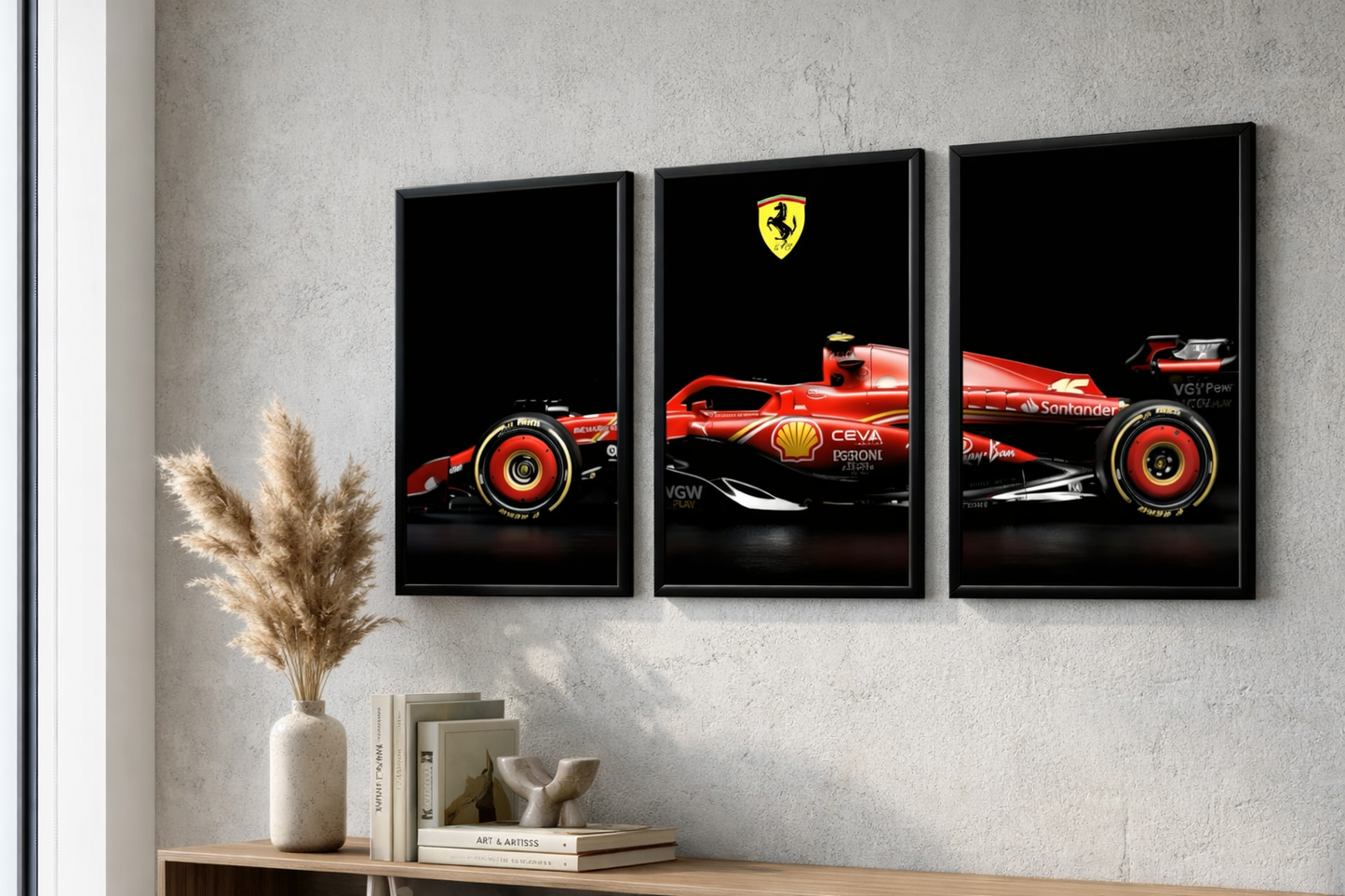 3 Piece A4 Car Poster Set Wall Art - Racing Car Prints India View 2 - Artistic Affairs
