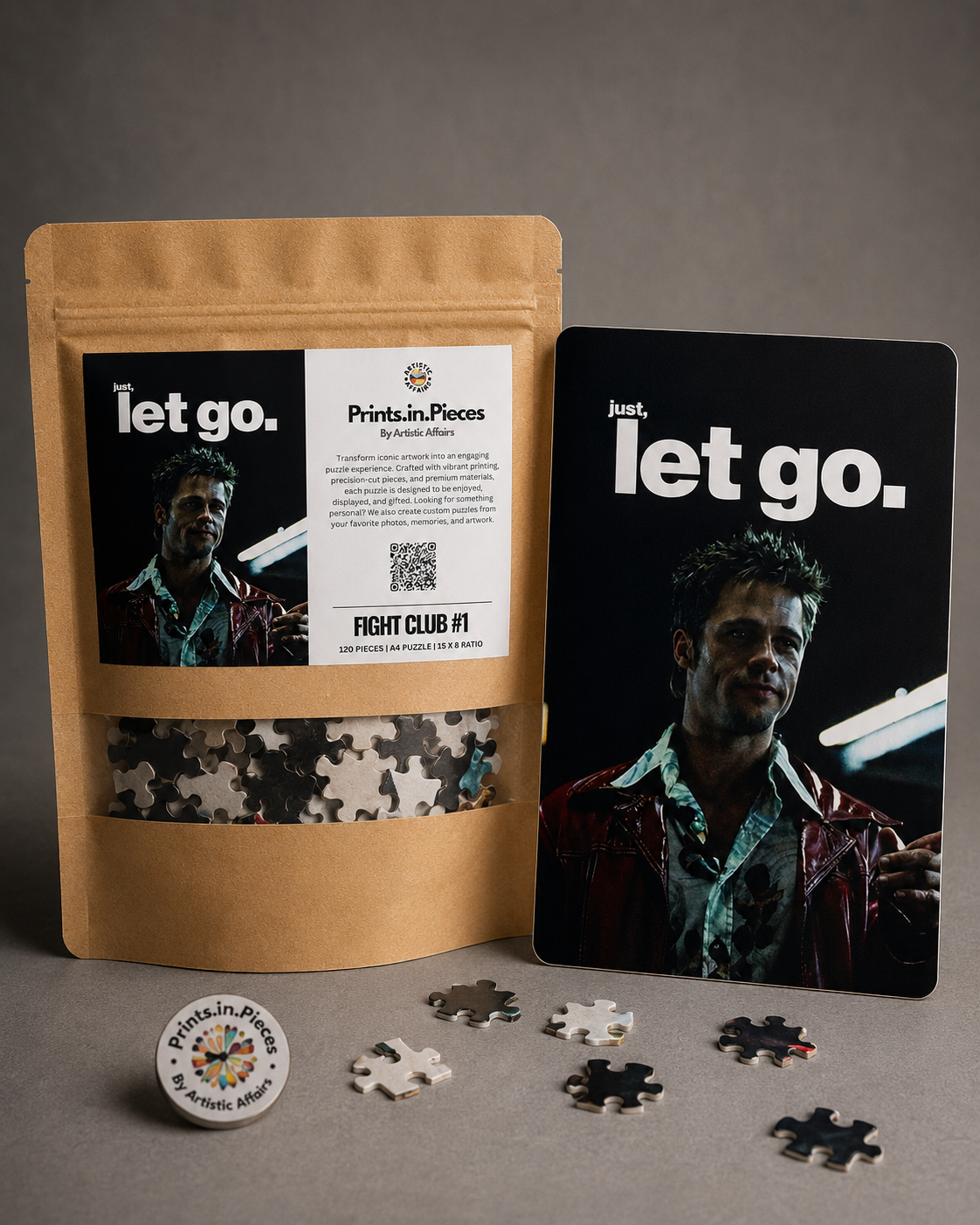 Fight Club Puzzle #1 | 120 Piece A4 Movie Poster Jigsaw