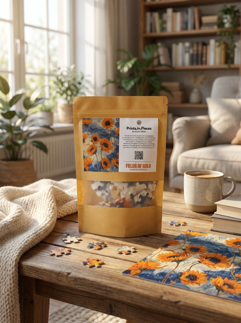 Fields of Gold Puzzle | Prints.in.Pieces | A4 120 Piece Jigsaw