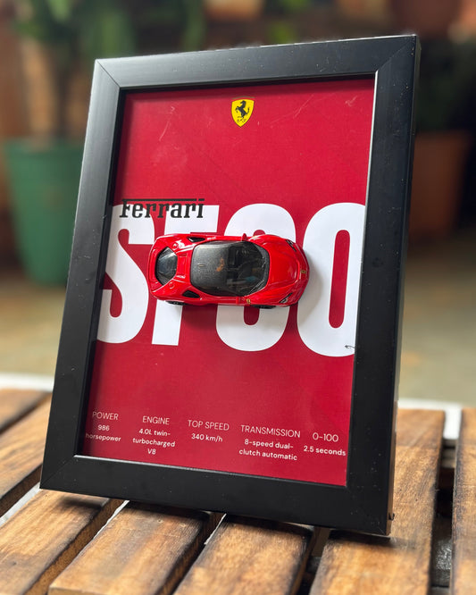 Ferrari SF90 Hotwheels 3d Car Frame