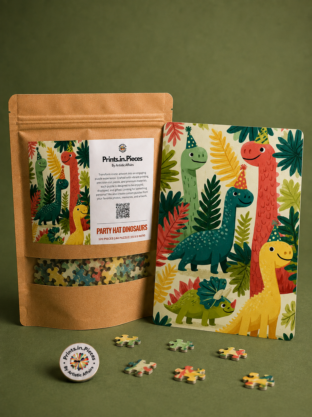 Party Hat Dinosaurs Puzzle
