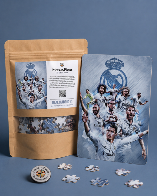 Real Madrid Puzzle — 120 Piece Team Collage Art