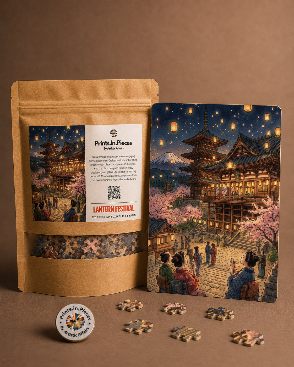 Lantern Festival Japanese Temple Puzzle