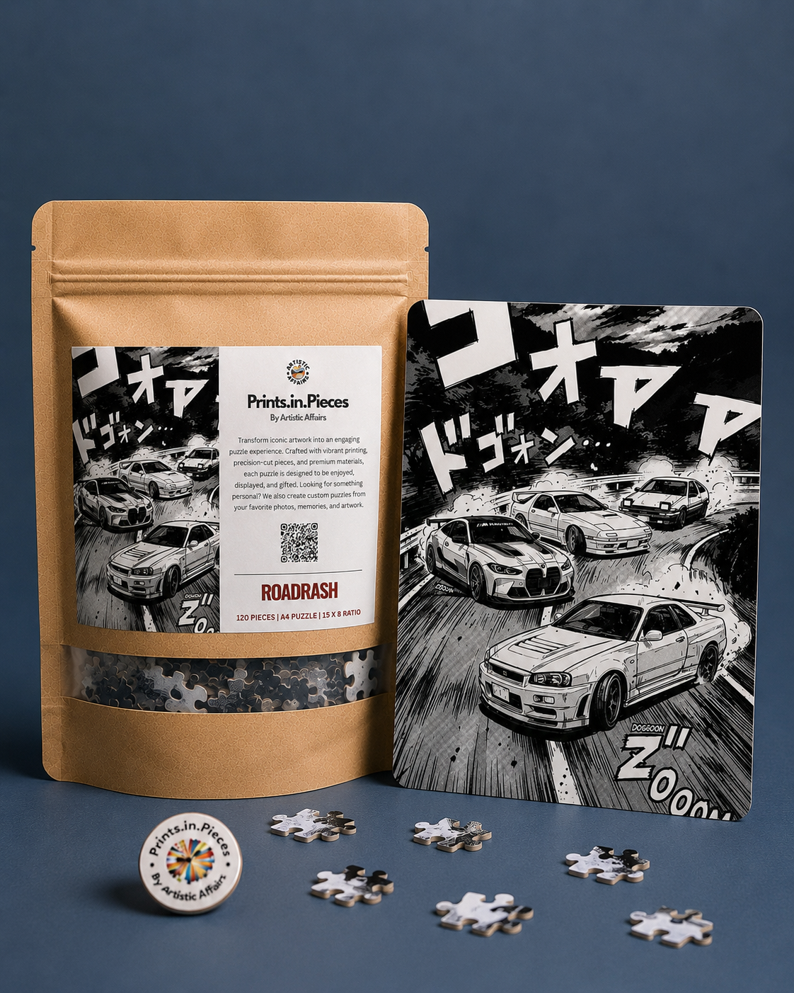 Roadrash JDM Street Racing Manga Puzzle
