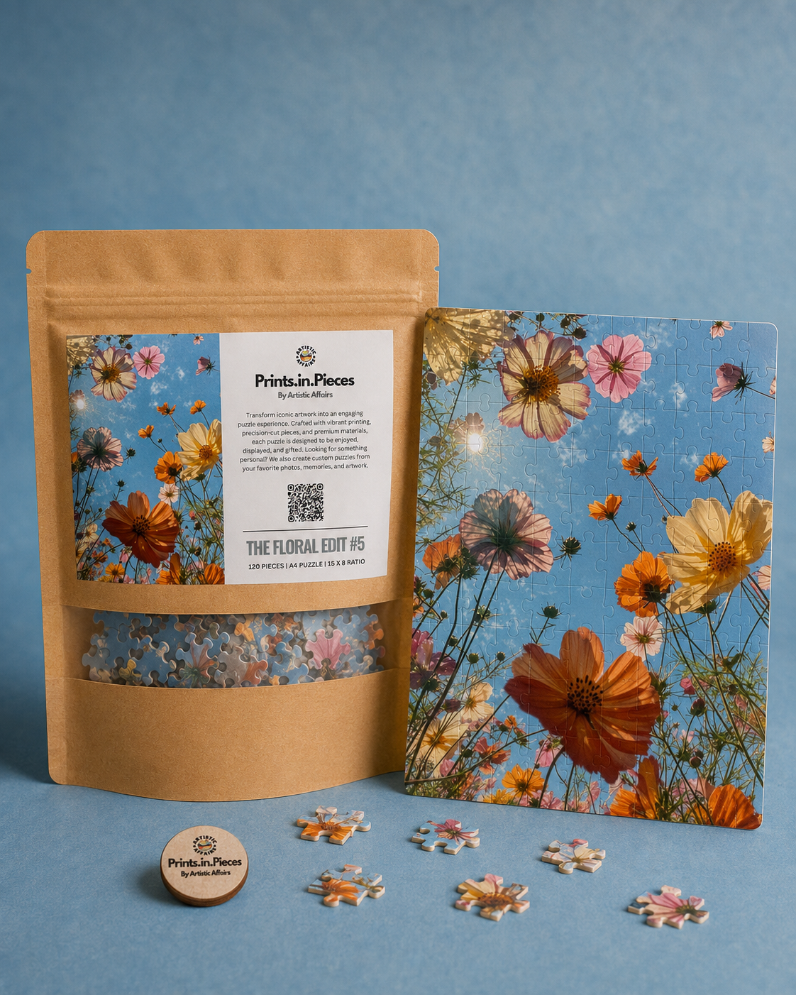 The Floral Edit #5 | 120 Piece A4 Floral Jigsaw