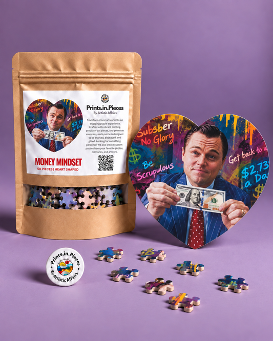 Money Mindset Heart-Shaped Puzzle