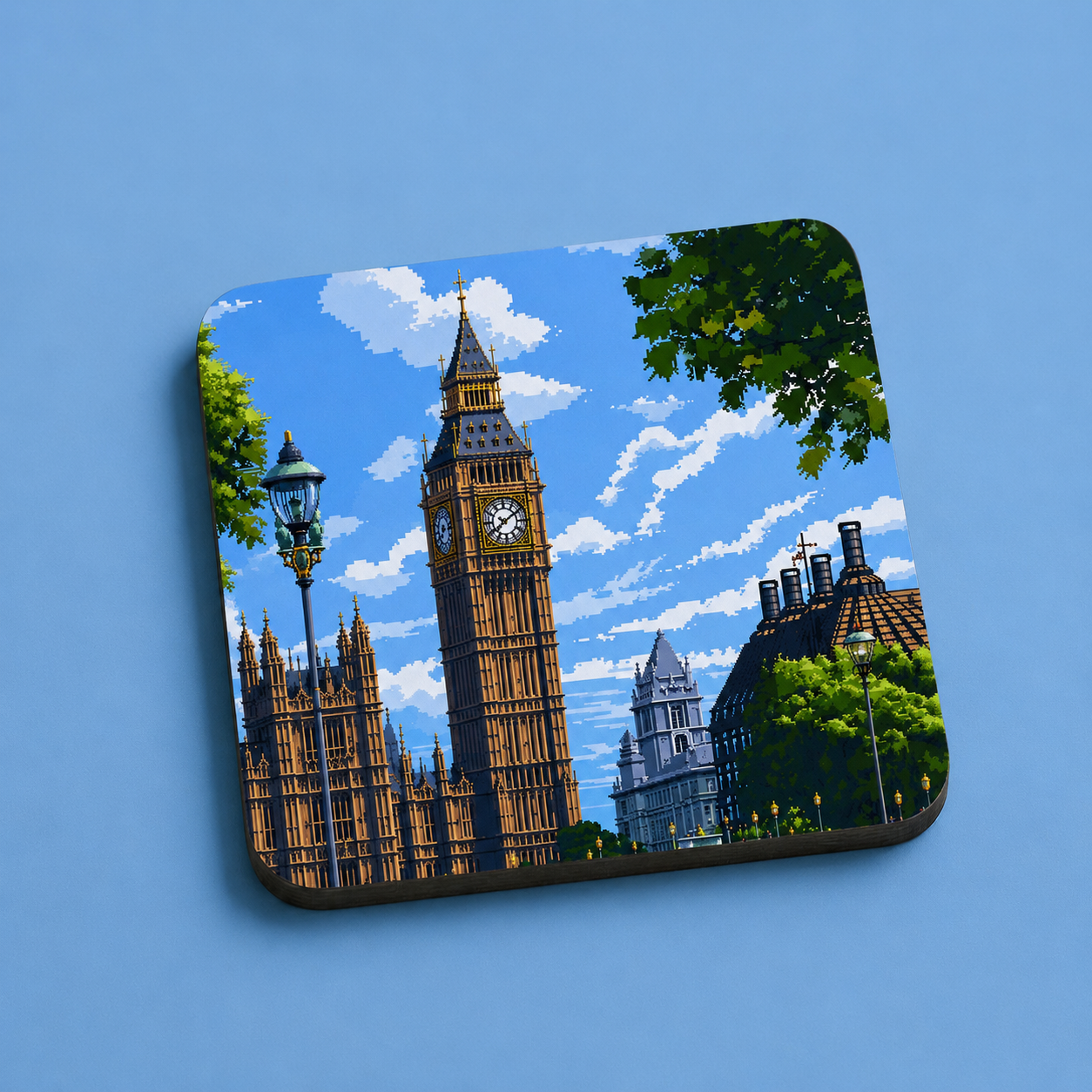 Big Ben London Illustration Coasters