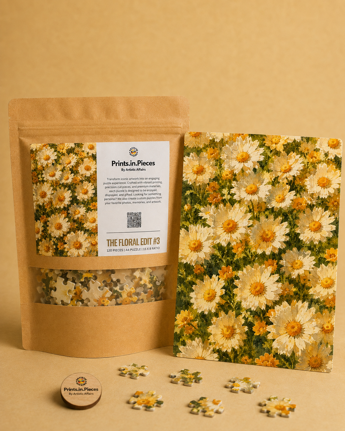 The Floral Edit #3 | 120 Piece A4 Floral Jigsaw