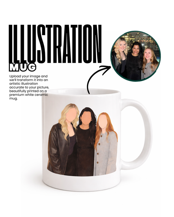 Illustration customised mug