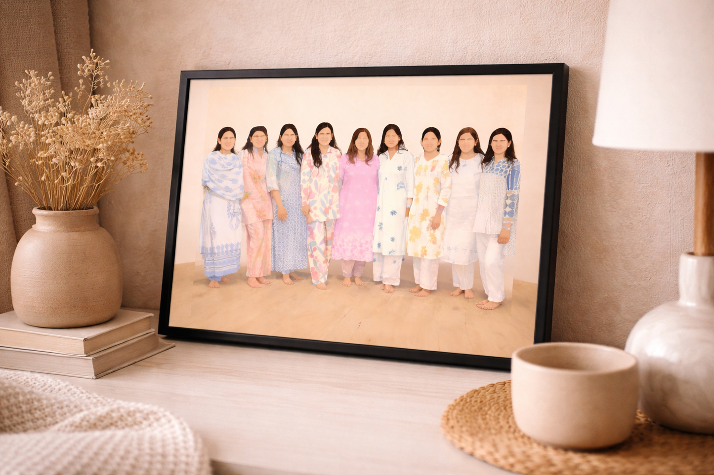 Illustrated customised frame