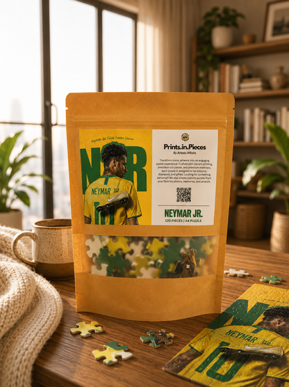 Neymar Jr. Puzzle — 120 Piece A4 Football Jigsaw
