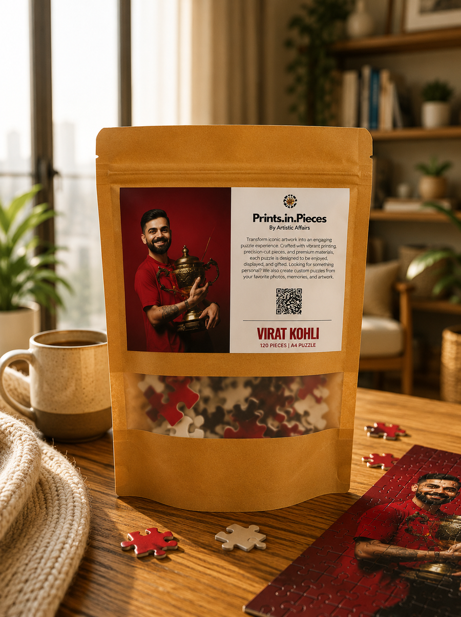Virat Kohli Puzzle — 120 Piece A4 Cricket Jigsaw