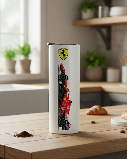 Scuderia Ferrari F1 Stainless Steel Tumbler – Racing Heritage Edition