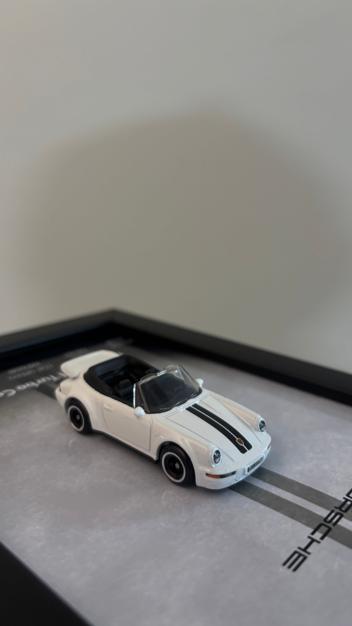 Porsche 911 turbo cabriolet 3d Hotwheels Car Frame