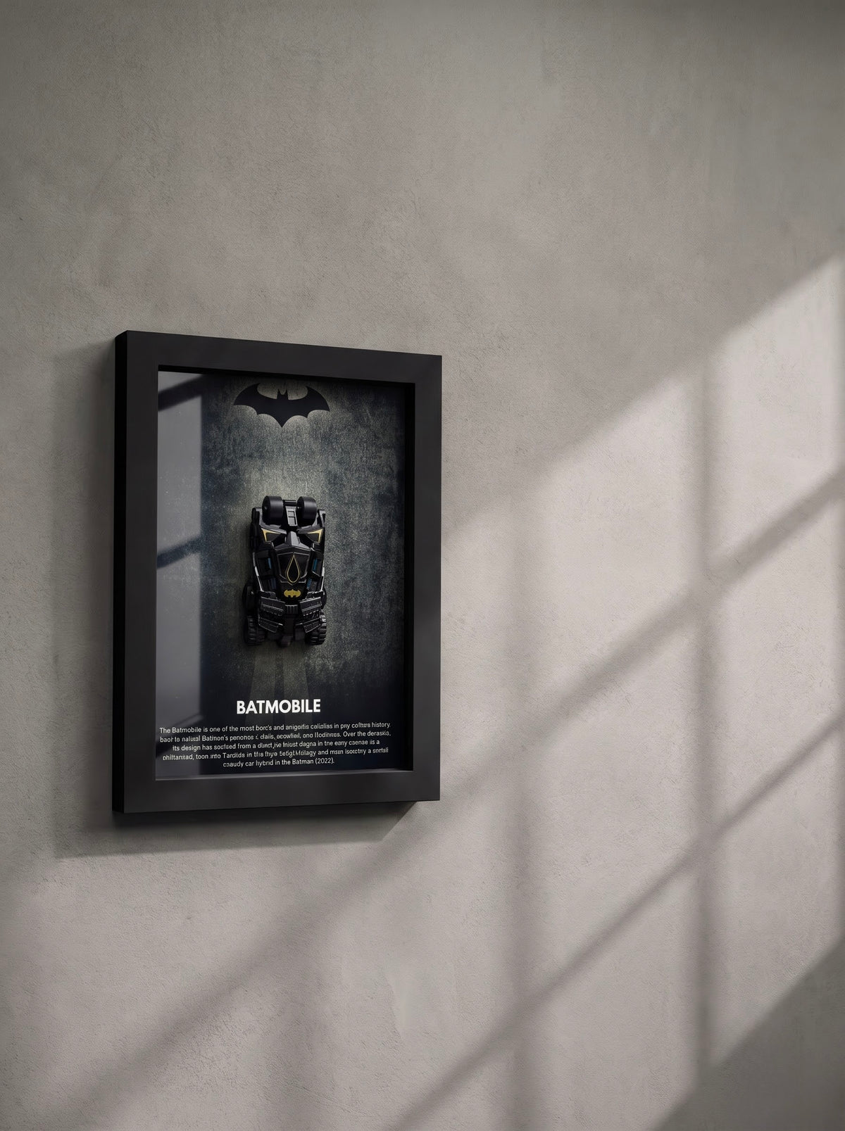 Batmobile 3D Car Frame #7 (Batman)