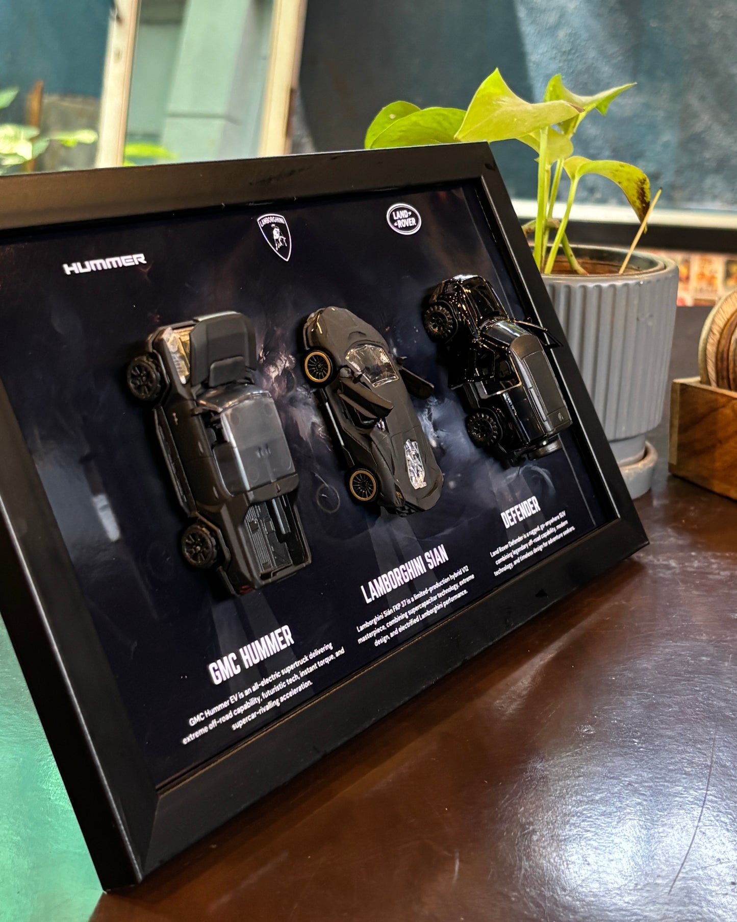 Triple Drive 3d Car Frame (Black Edition)