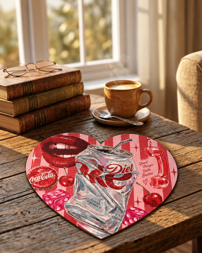 Diet Coke Classics Pop Art Heart Shaped Puzzle