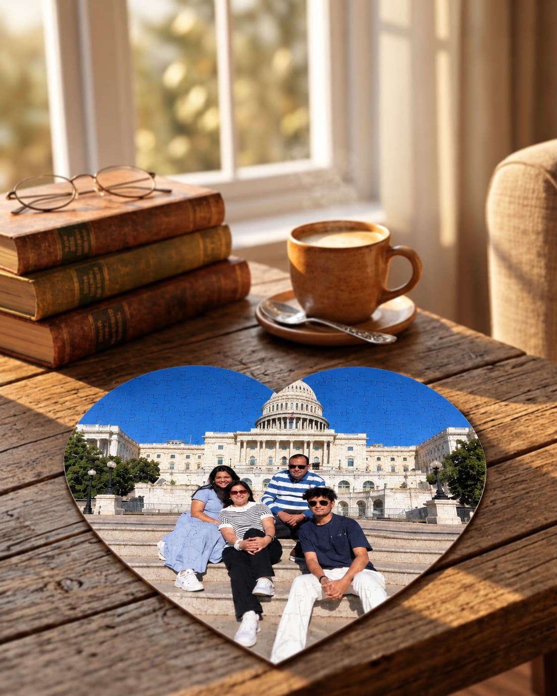 Customised Photo Heart Shaped Puzzle