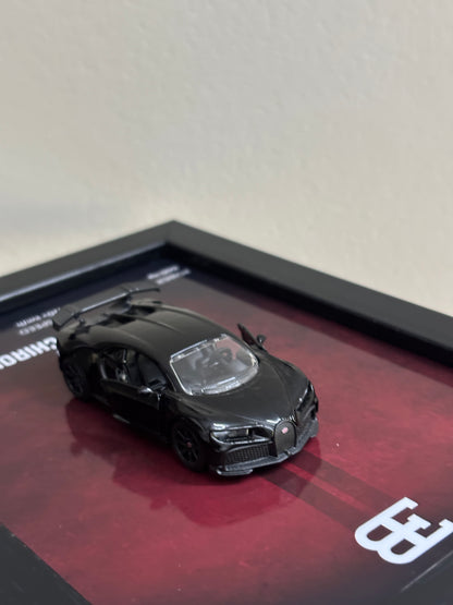 Bugatti Chiron Detachable Hot Wheels Car Frame - Diecast Display India View 2 - Artistic Affairs