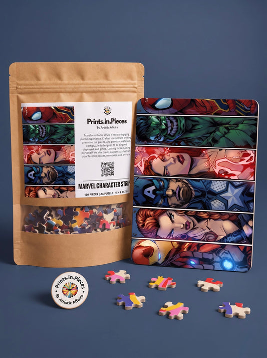 Marvel Character Strips Puzzle