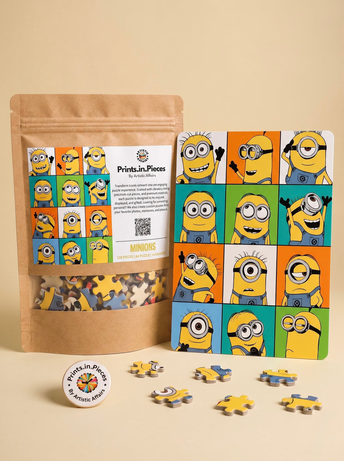 Minions Grid Puzzle
