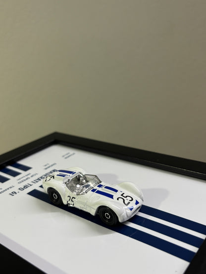 Maserati Tipo '61 3D Detachable Car Frame